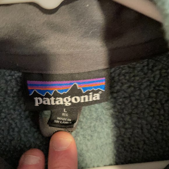 GUC Patagonia Teal Vest Large - Picture 2 of 2